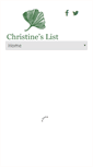 Mobile Screenshot of christineslist.org